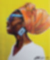 Naranja Matted Print