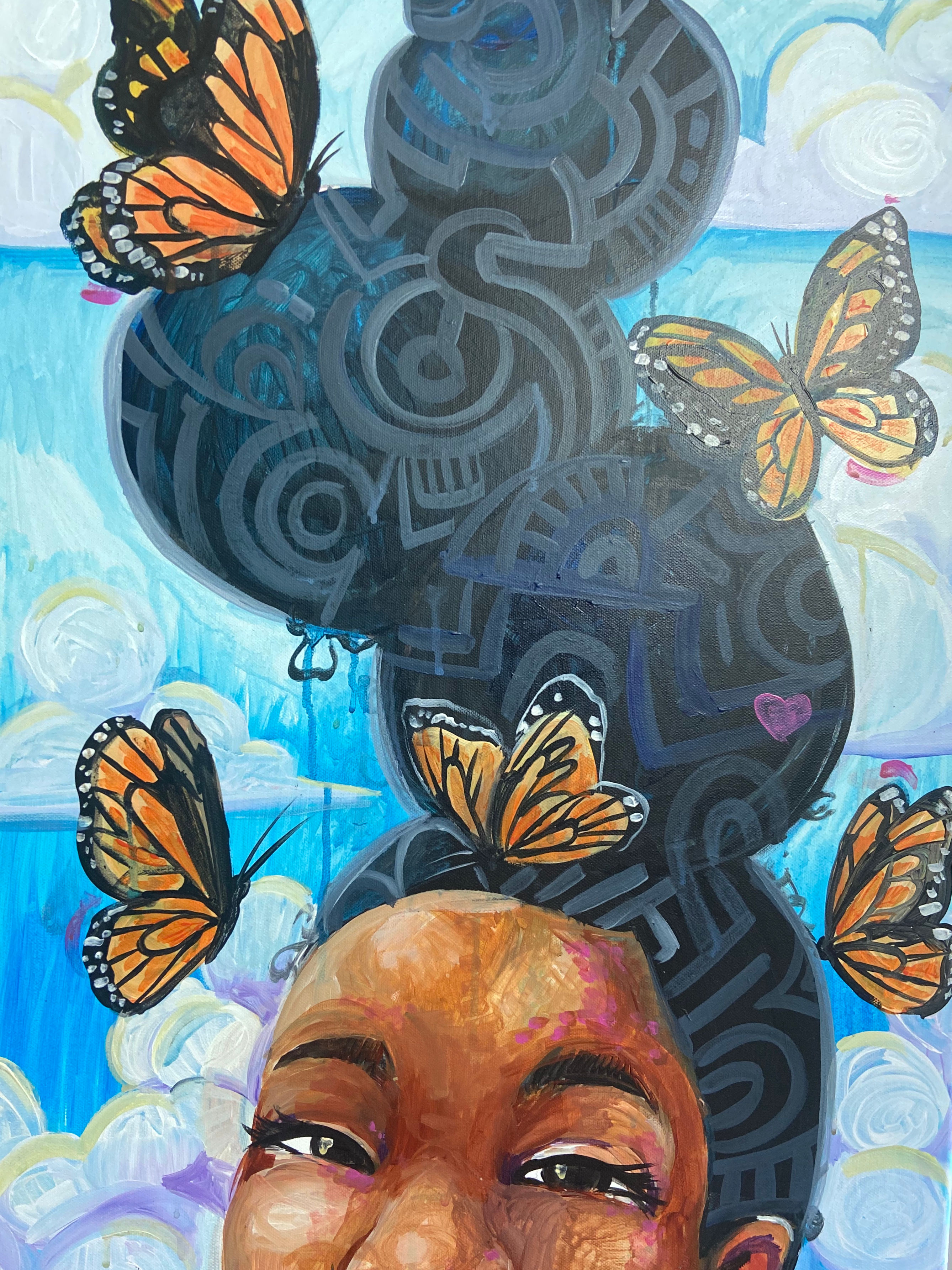 Up Above My Head Matted Print