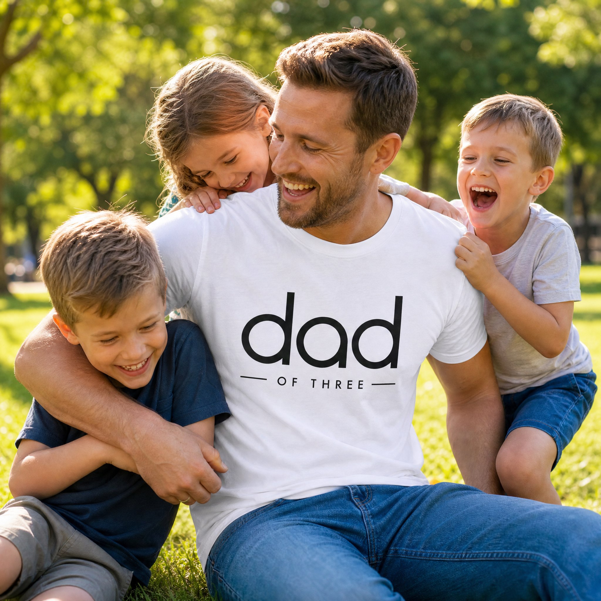 Papa | Dad | Vatertag Geschenk | T-Shirt / Geburtstagsgeschenk /Dad of Two Shirt