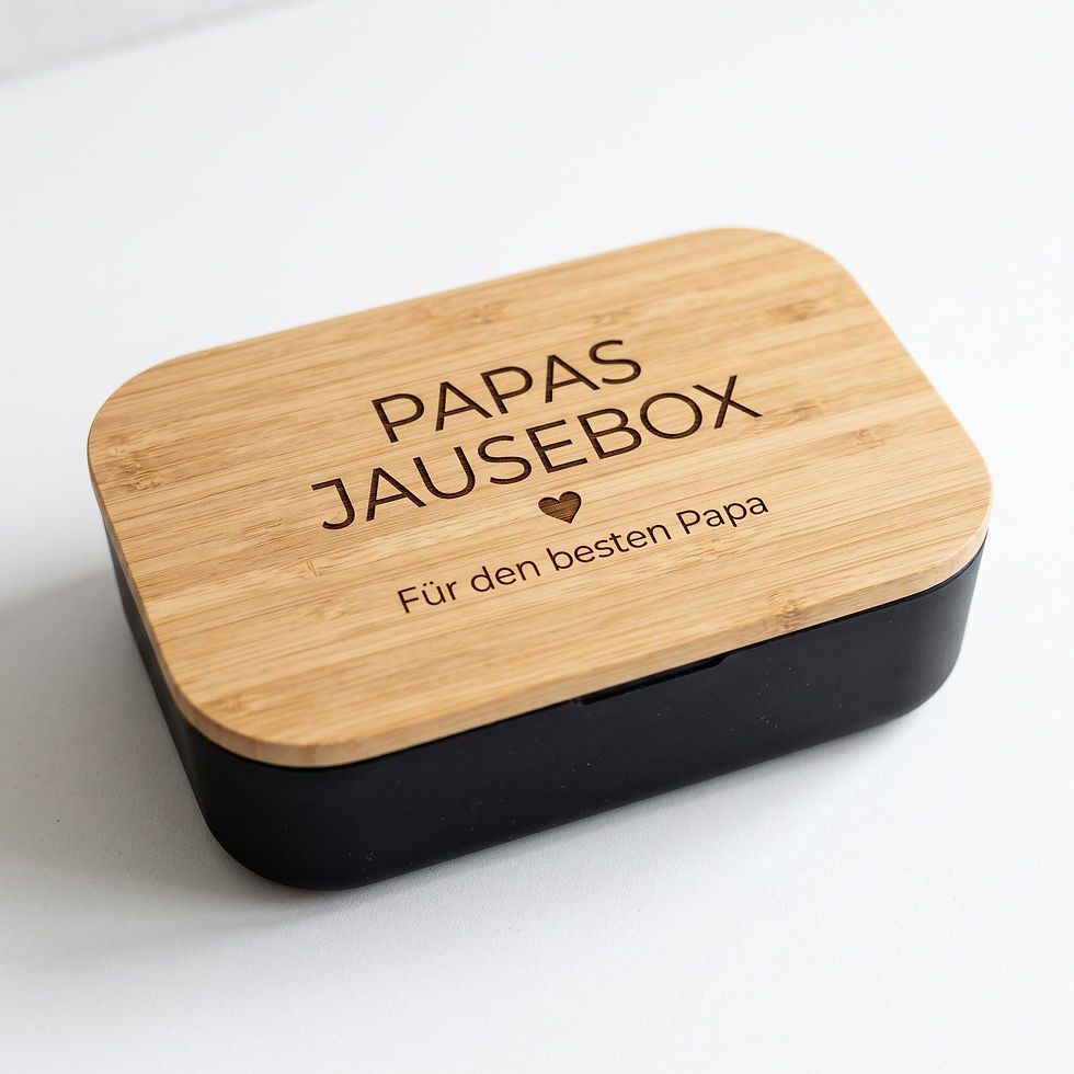 Miniaturbild: PAPA JAUSEBOX | Lunchbox für Papa | Vatertagsgeschenk erstes Mal | Papa werden