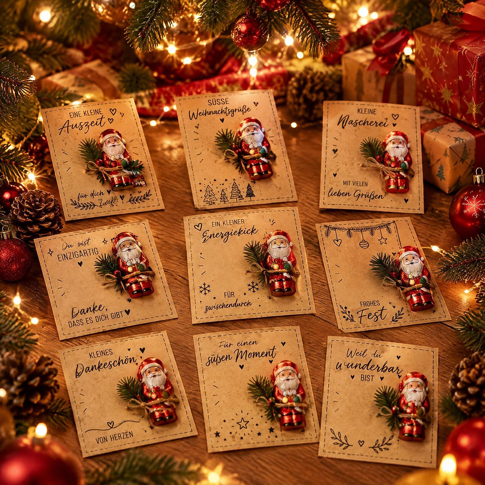 Miniaturbild: DIY Schokoladen Geschenk Vorlage | Süßes Geschenk zum Selbermachen | Printable A