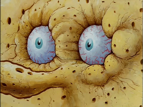 Spongebob close up - Imgur.gif