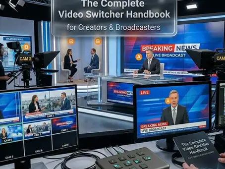The Complete Video Switcher Handbook for Creators & Broadcasters