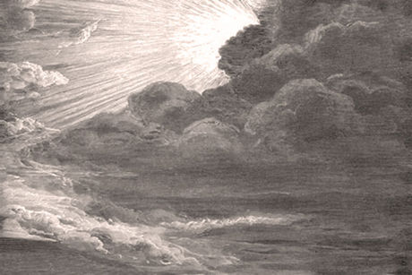 A sketch of "The Creation of Light" by Gustave Dore (1866)
