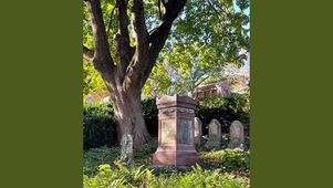 A garden cemetery in Boston