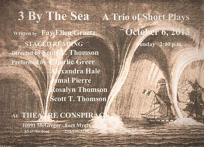 3 By The Sea Playbill