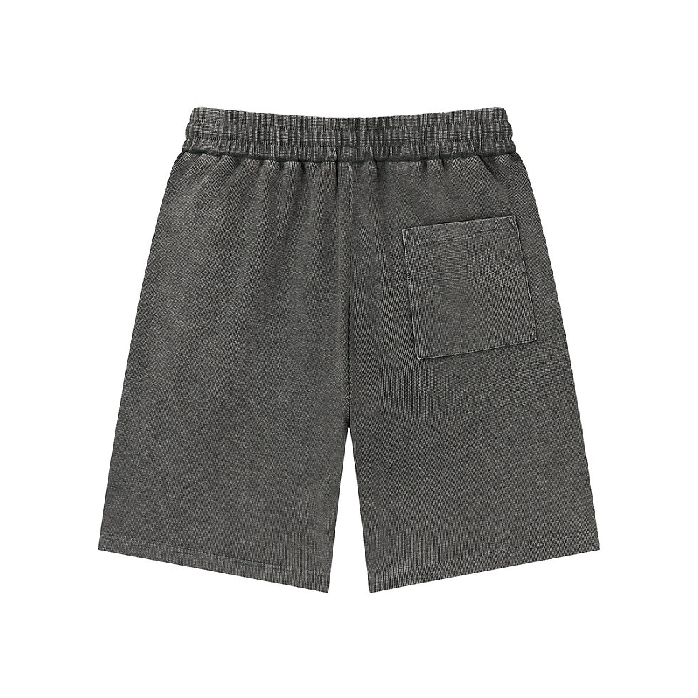 Thumbnail: Stone Wash CD  Waffle Knit Shorts