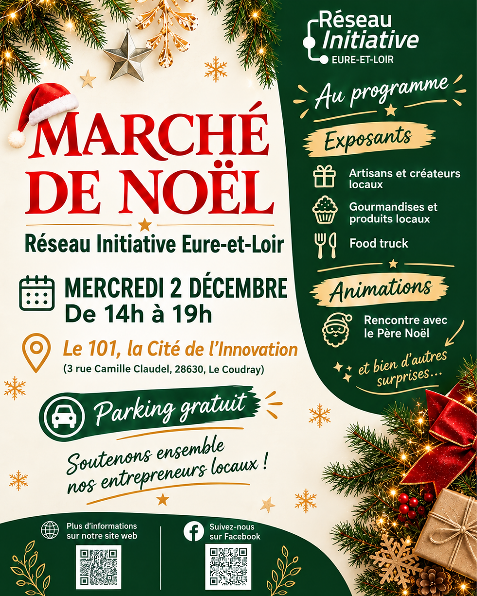 Marché de Noël - Initiative Eure et Loir - Le Coudray (28)