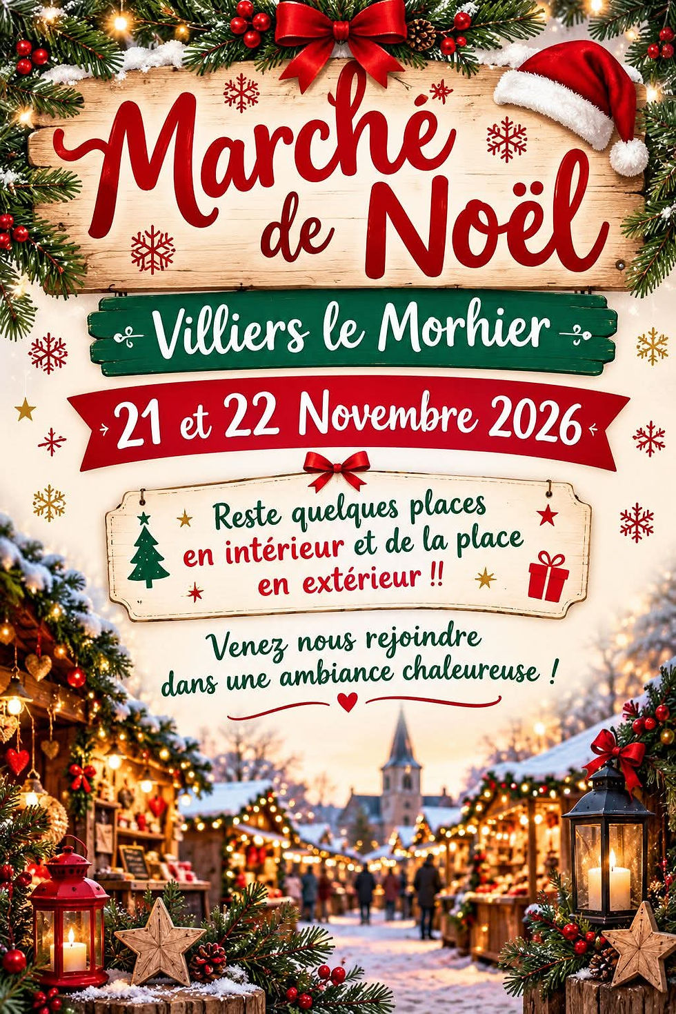 Marché de Noël - Villiers-le-Morhier (28)