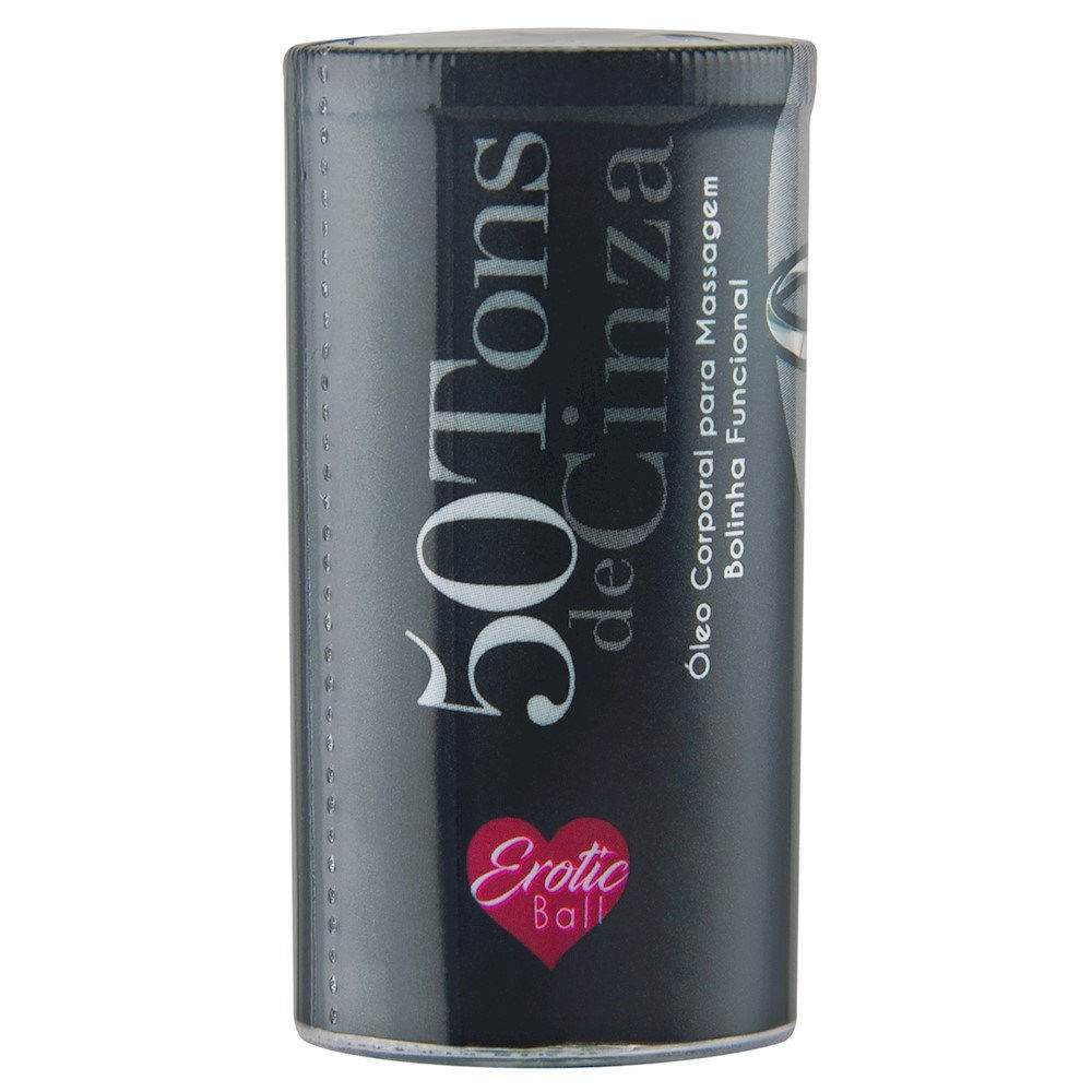 BOLINHA FUNCIONAL 50 TONS DE CINZA DUPLA EROTIC BALL