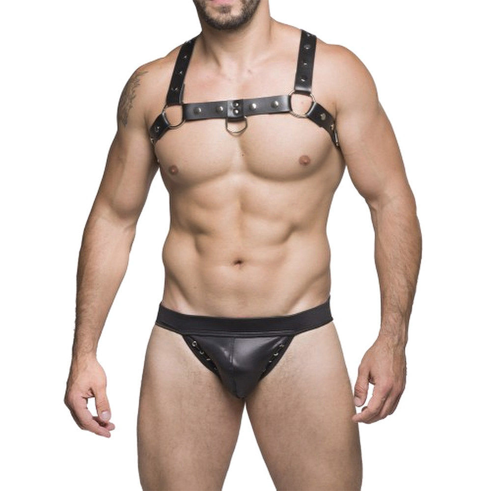 JOCK COURO ILHÓS EM V SD CLOTHING