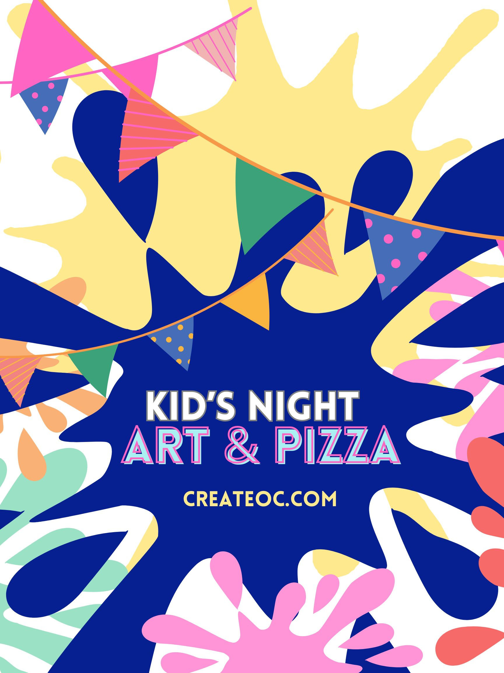 Kid's Night In the Studio Friday, November 6th 5-7:30pm