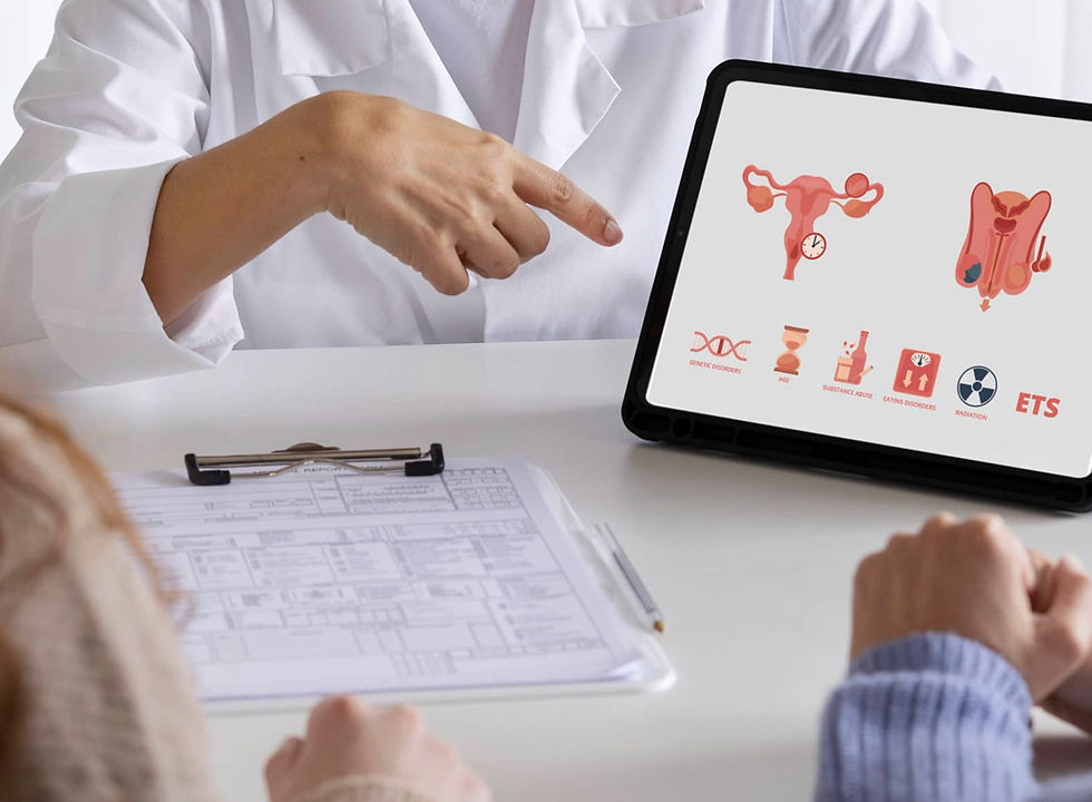 Historia médica explicada en una tablet