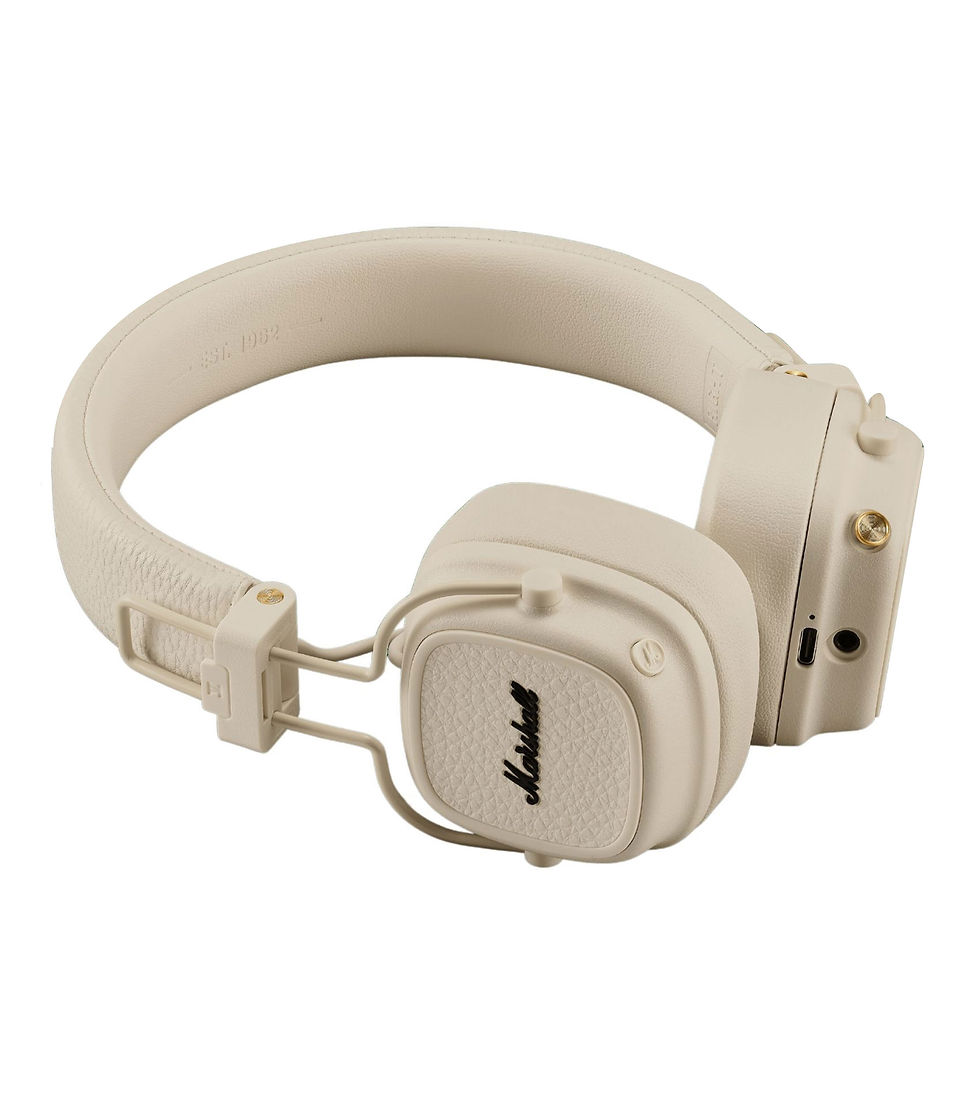 Miniatura: Marshall Audífonos Inalámbricos On Ear Major V Bluetooth Negro, Crema
