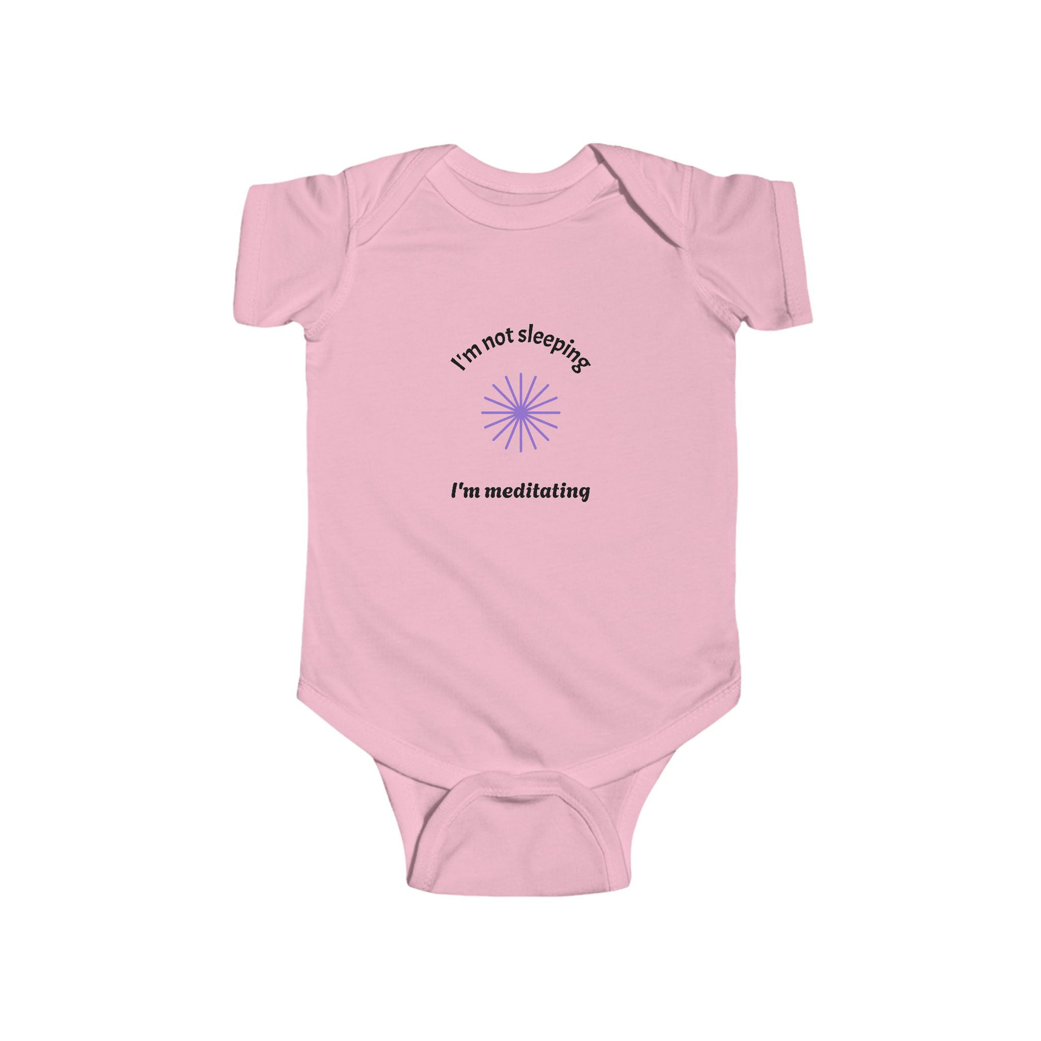 Infant Bodysuit – "I'm Not Sleeping... Baby Onesie (Cute Zen Newborn Gift)