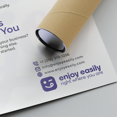 Marketing flyer and informational layout.