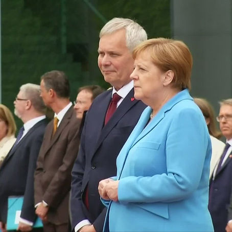German Chancellor Angela Merkel Seen Shaking for the Third Time in Less Than a Month