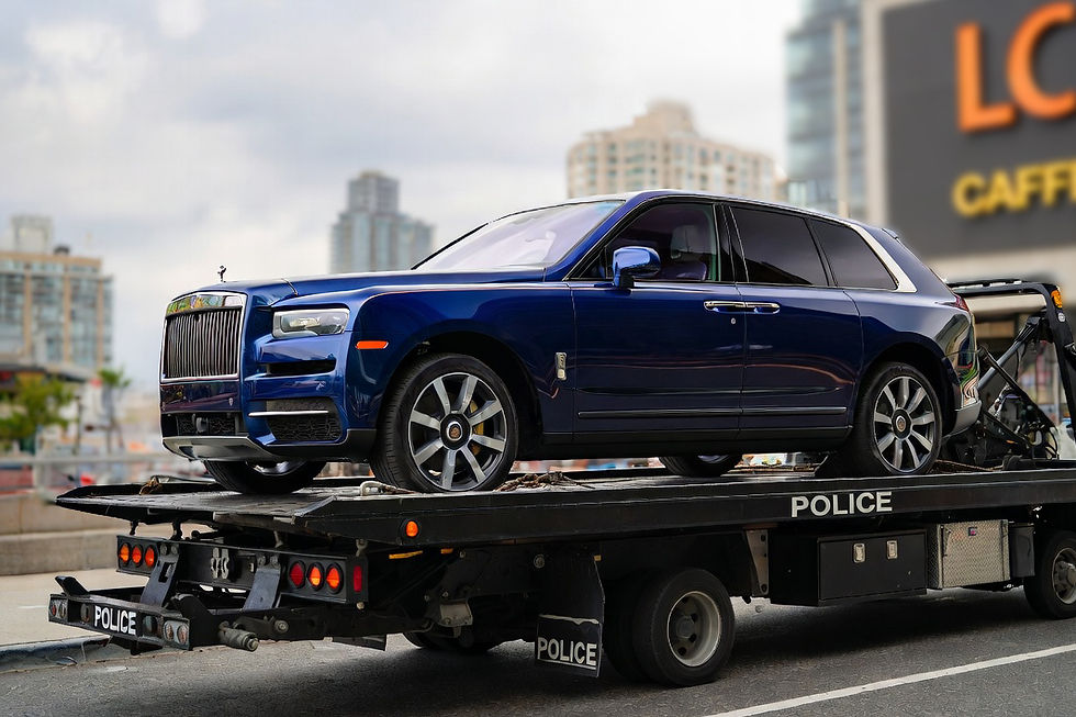 Anita Among's dark blue Rolls Royce spotted among a collection of impounded vehicles by the Uganda Police. This incident has sparked significant interest due to the luxury and exclusivity associated with the brand.