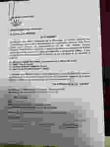 A Ministry of Foriegn Affairs letter expelling WHO officials from Burundi