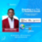 Event webinar poster titled "Branding as a Tool for Business Growth" hosted by CissyTech, scheduled for Friday, 26th June 2026 at 1:00 PM. The flyer features a vibrant blue background with abstract, light blue geometric lines. On the left side is a portrait of a man, Mark Kayemba, identified as a Digital Visual Artist and Brand Strategist, wearing a maroon blazer over a white shirt. The right side contains the main event text along with a subtitle that reads "What People Think Branding Is Vs What It Actually Is." It includes a Google Meet logo, a QR code, and a direct link to join: https://meet.google.com/tfa-xktj-irg. Contact information at the bottom includes the phone number +256 709100974 and website www.cissytech.com.
