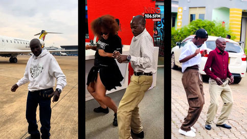 Uganda's trending TikToker Dexter Rappers father pulls off cool dance moves that captivate online audiences