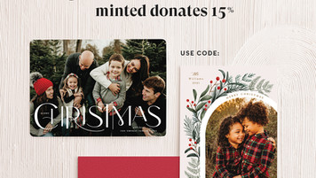 Shop Minted this Christmas and Support St. Aloysius School!