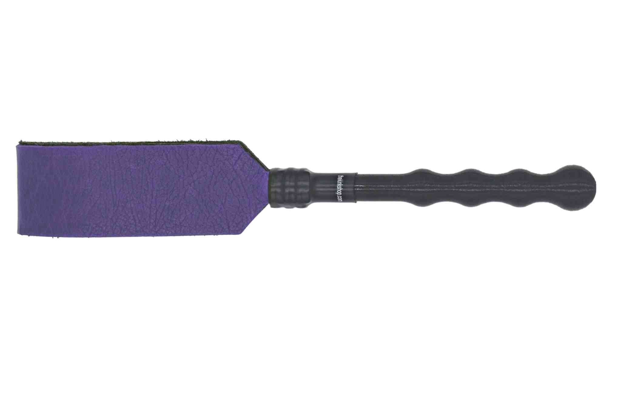 Short Bull Hide Crop Paddle