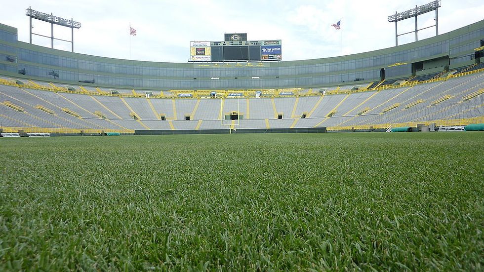 Lambeau Field in Green Bay, Wisconsin