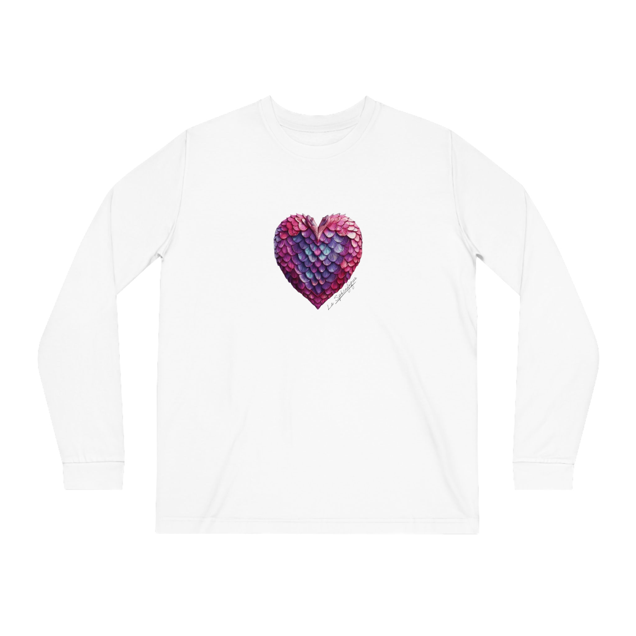 Dragon Heart Detail Organic Long Sleeve Tee
