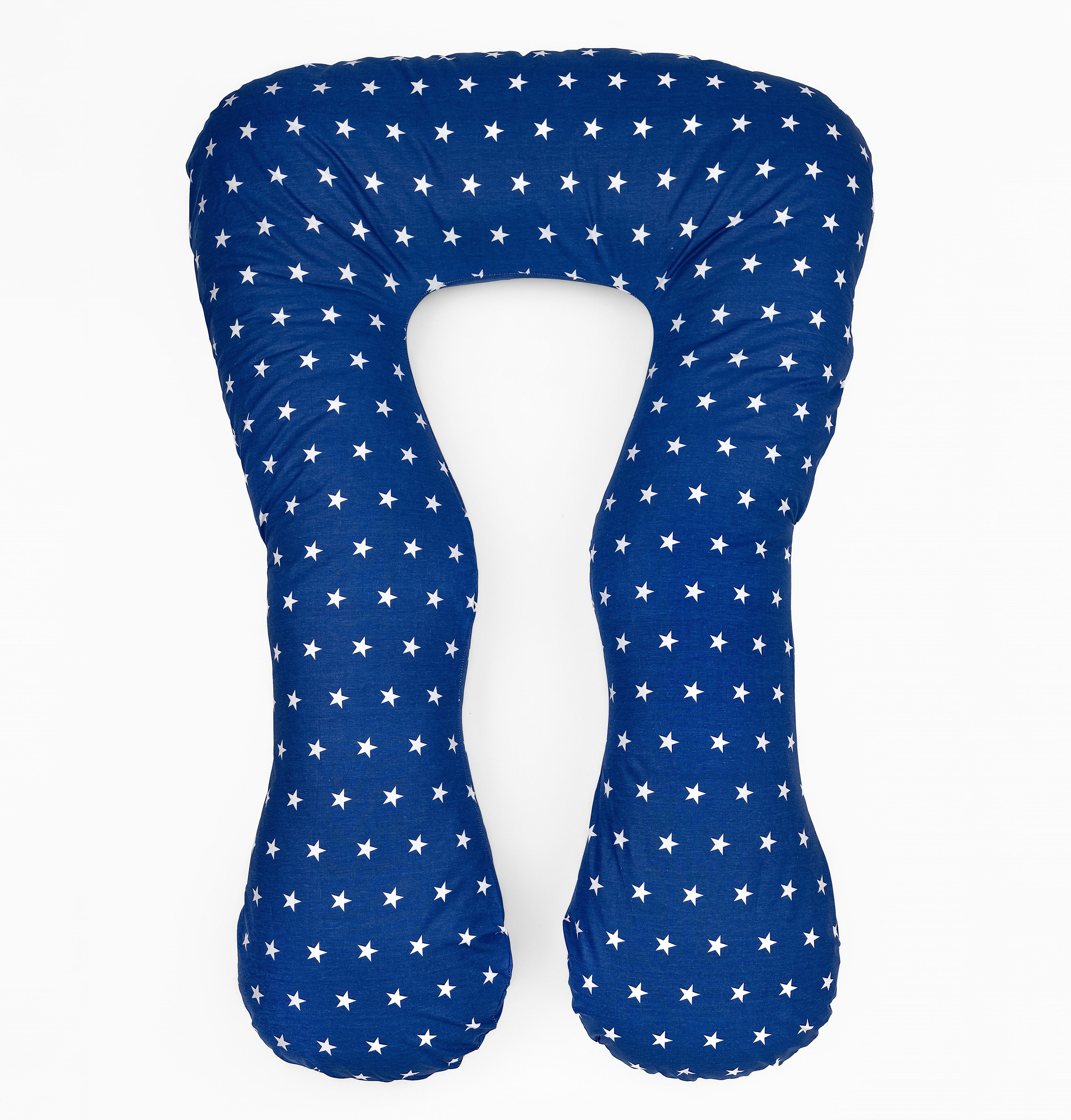 XXL TYP A U 330 cm Stillkissen Schwangerschaftskissen Seitenschalfkissen Loolay Blau