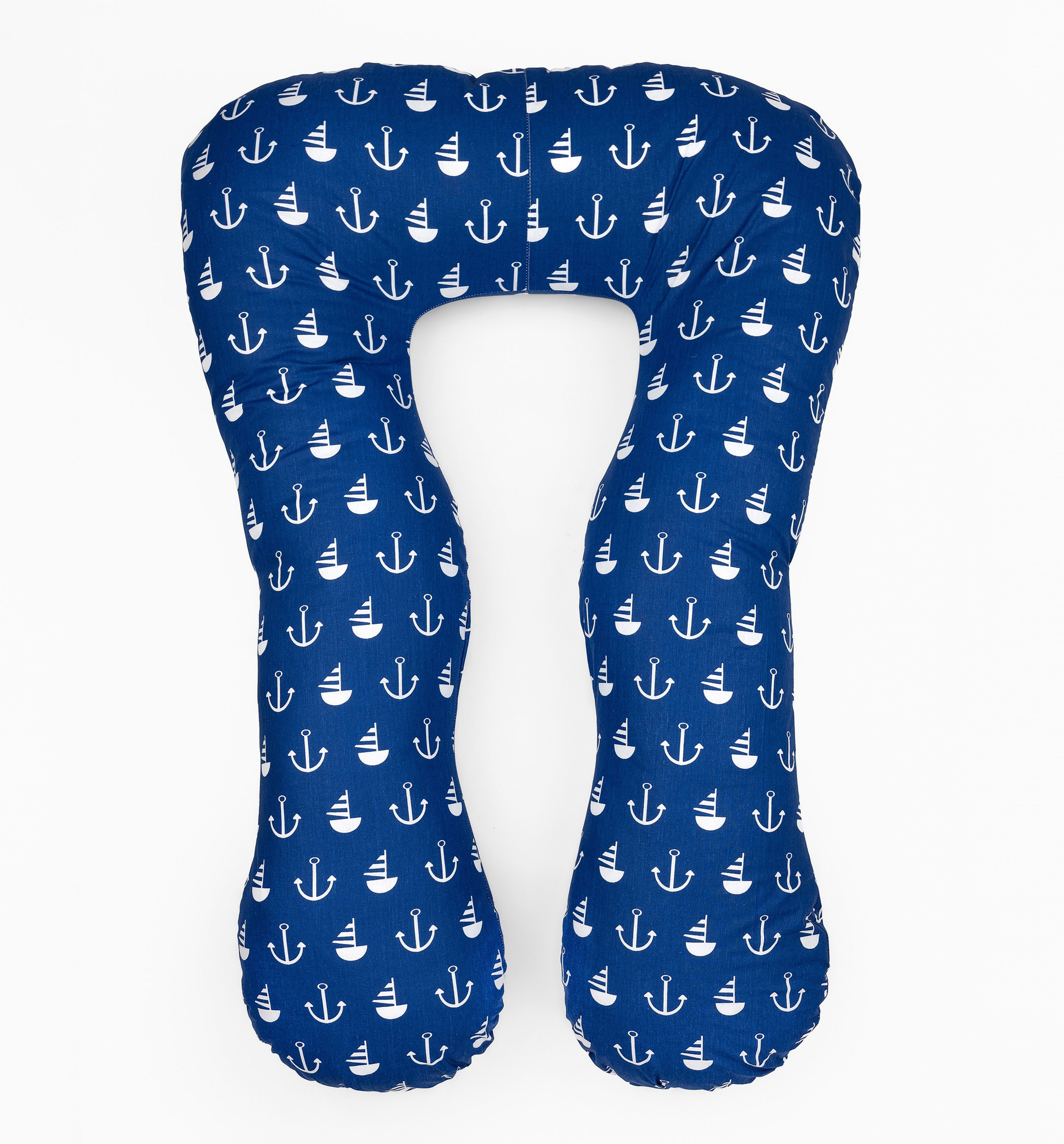 XXL TYP A U 330 cm Stillkissen Schwangerschaftskissen Seitenschalfkissen Loolay Blau