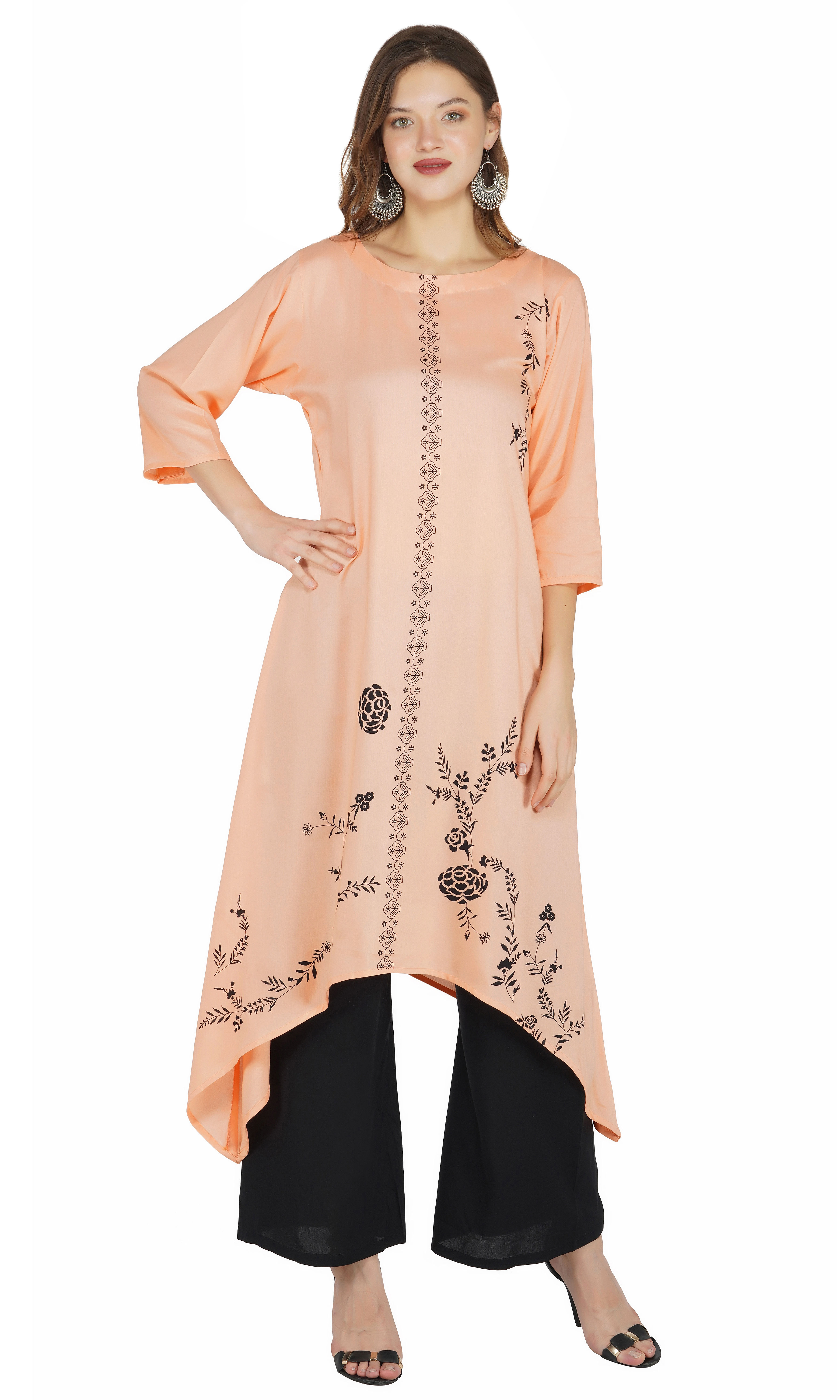 Essque Peach High - Low Combination Set