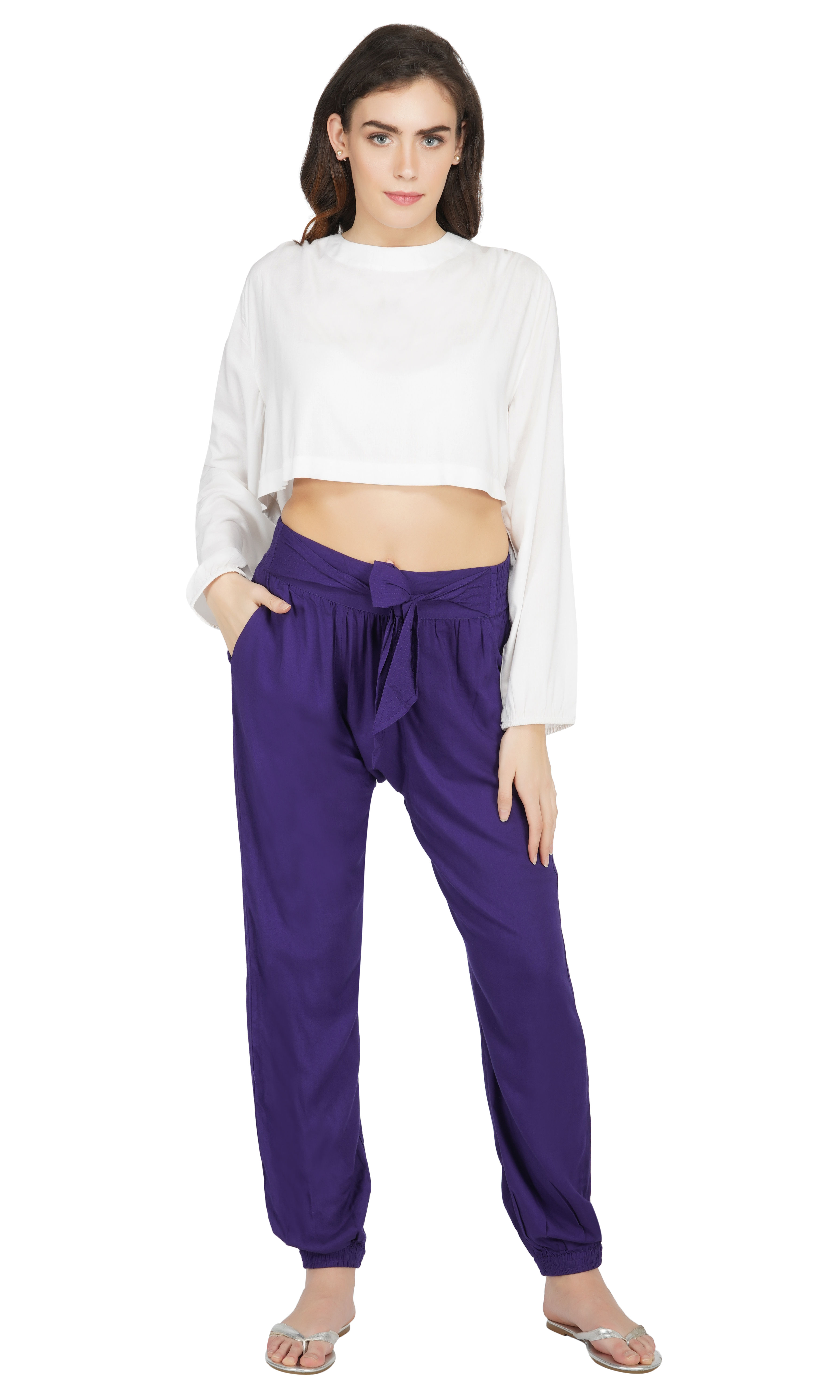 Essque Crop Top With Payjama Combined Pack