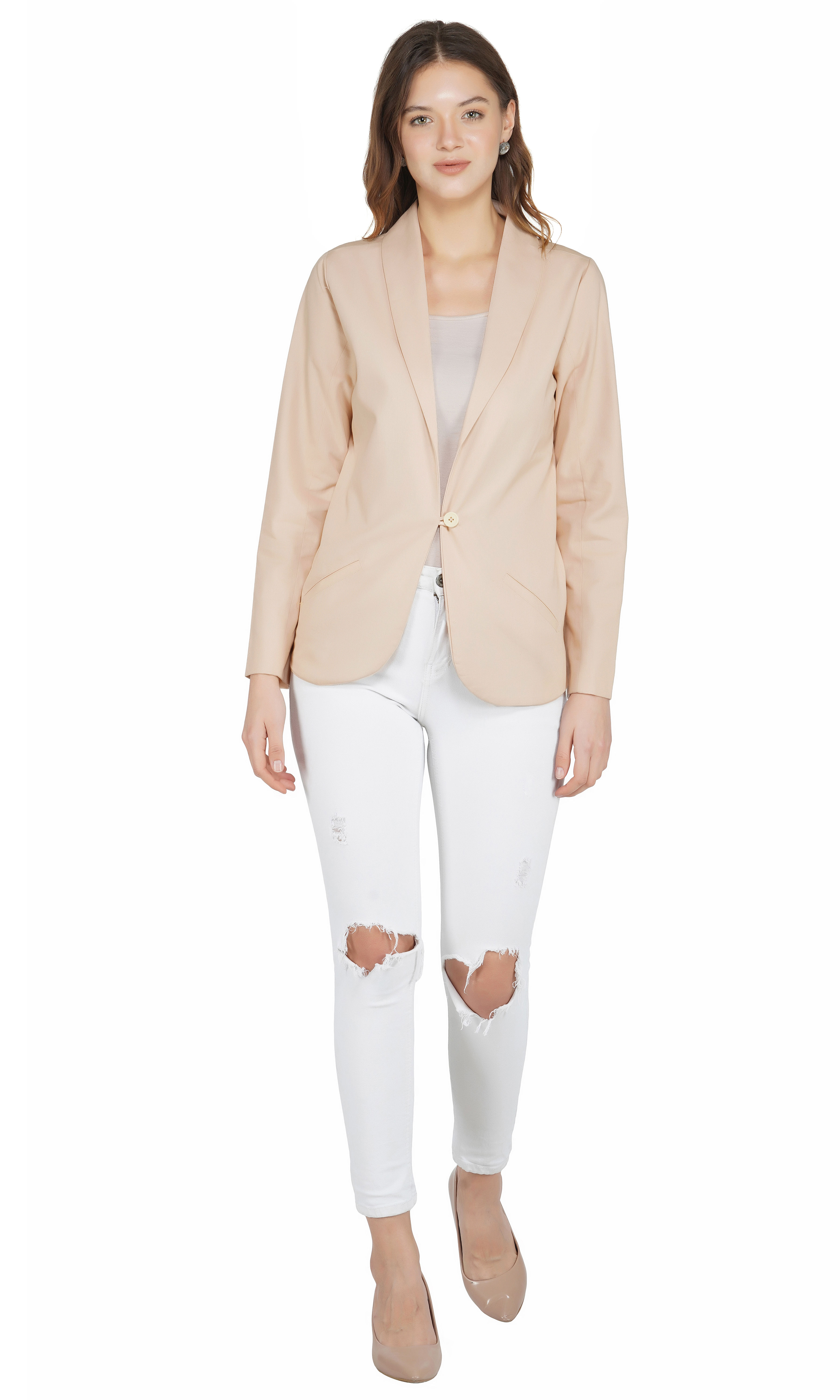 Essque Cloud Peach Women Jacket