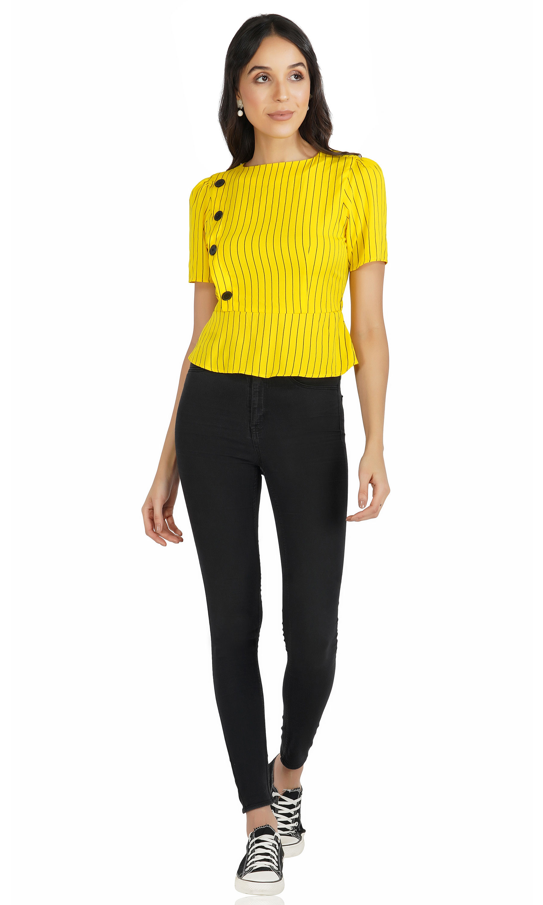 Essque Gorgeous Look Yellow Top