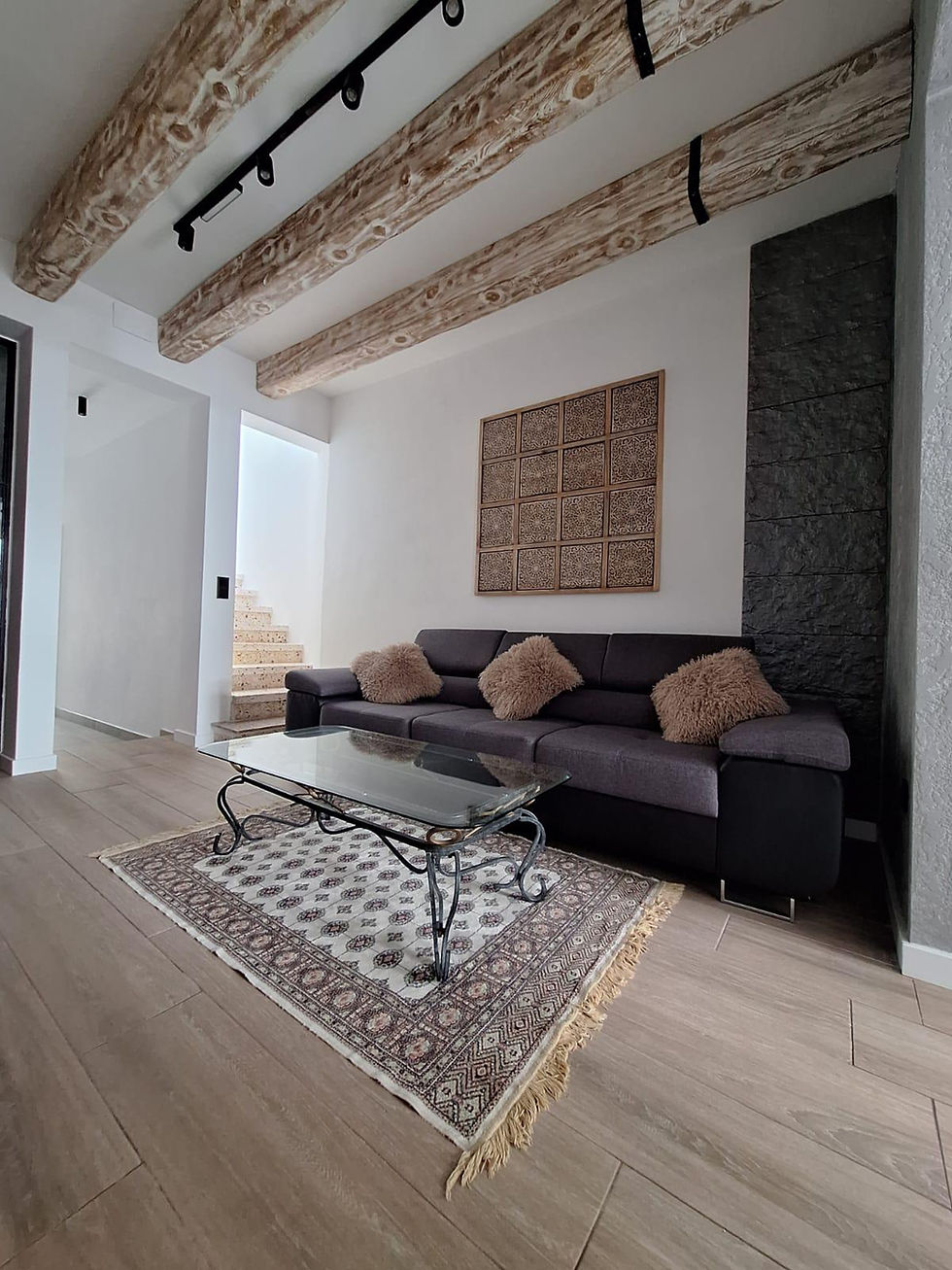 Comfortable living room in our Costa Blanca holiday home in Ondara