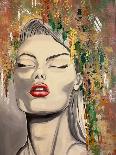 "Iconique" Tableau acrylique 50X70cmPrix : 350€