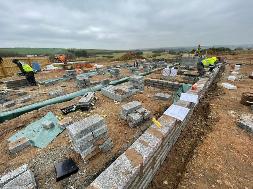 foundations of Willingcott  holiday home to buy, 
Devon, Woolacombe  