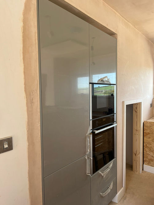 kicthen progress Willingcott holiday homes