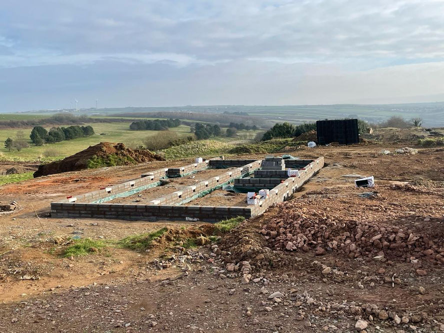 foundations of Willingcott  holiday home to buy, 
Devon, Woolacombe  