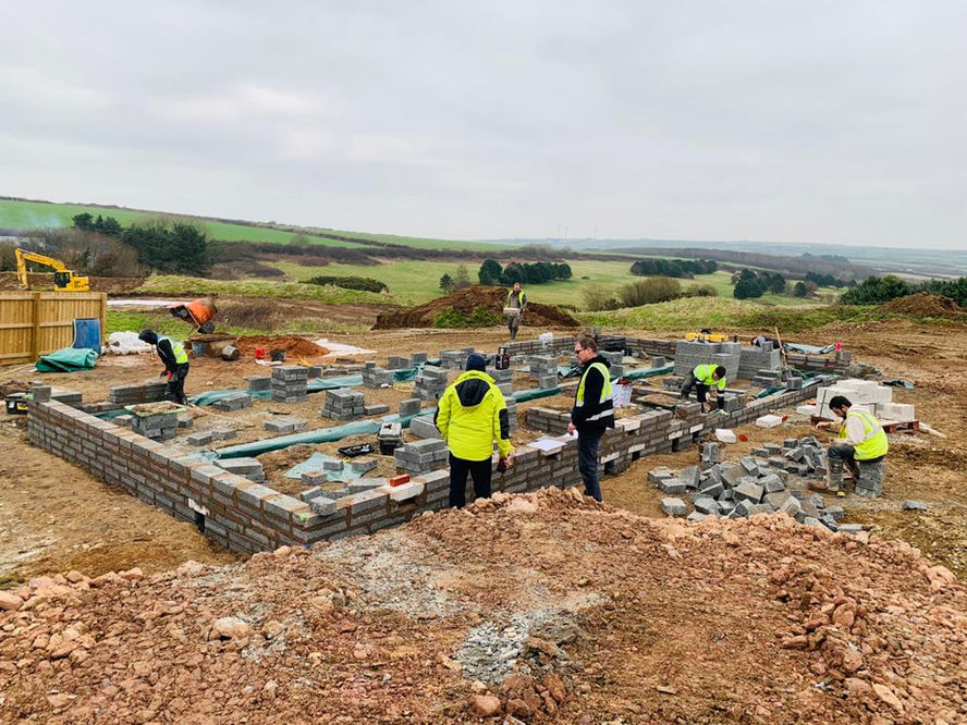 foundations of Willingcott  holiday home to buy, 
Devon, Woolacombe  