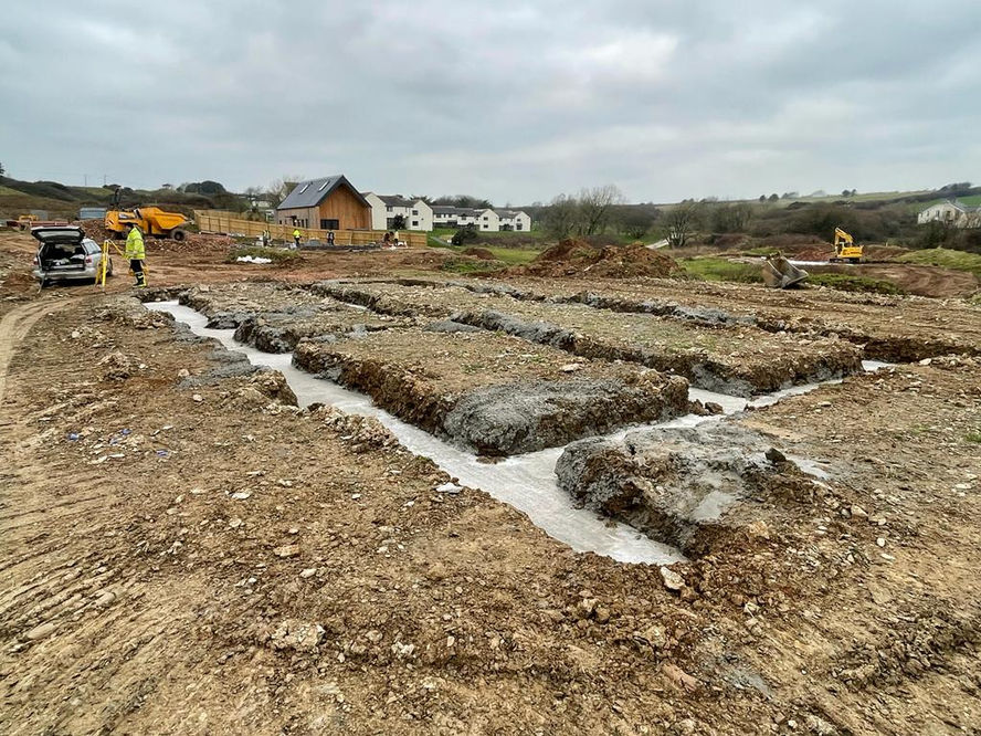 foundations of Willingcott  holiday home to buy, 
Devon, Woolacombe  