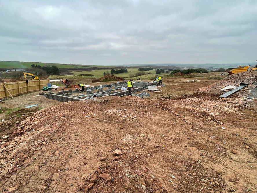 foundations of Willingcott  holiday home to buy, 
Devon, Woolacombe  