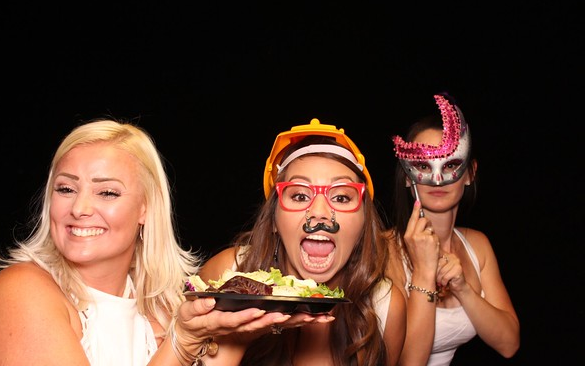 Fun fun in the photo booth