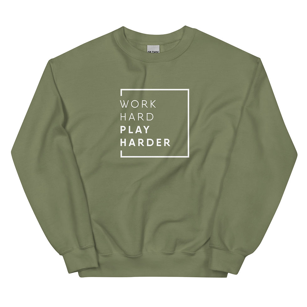 Thumbnail: Unisex Sweatshirt - WORK HARD