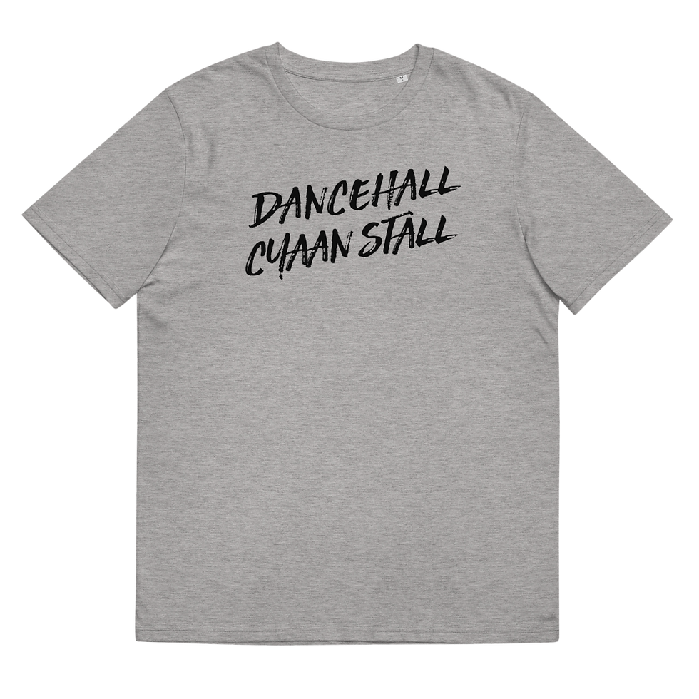 Thumbnail: DANCEHALL CYAAN STALL - Unisex organic cotton t-shirt