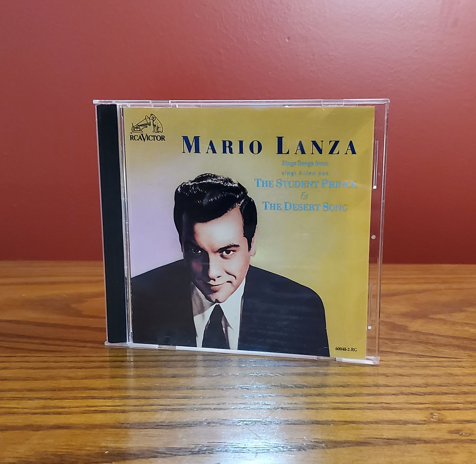 Mario Lanza – The Student Prince & The Desert Song - CD - 1989
