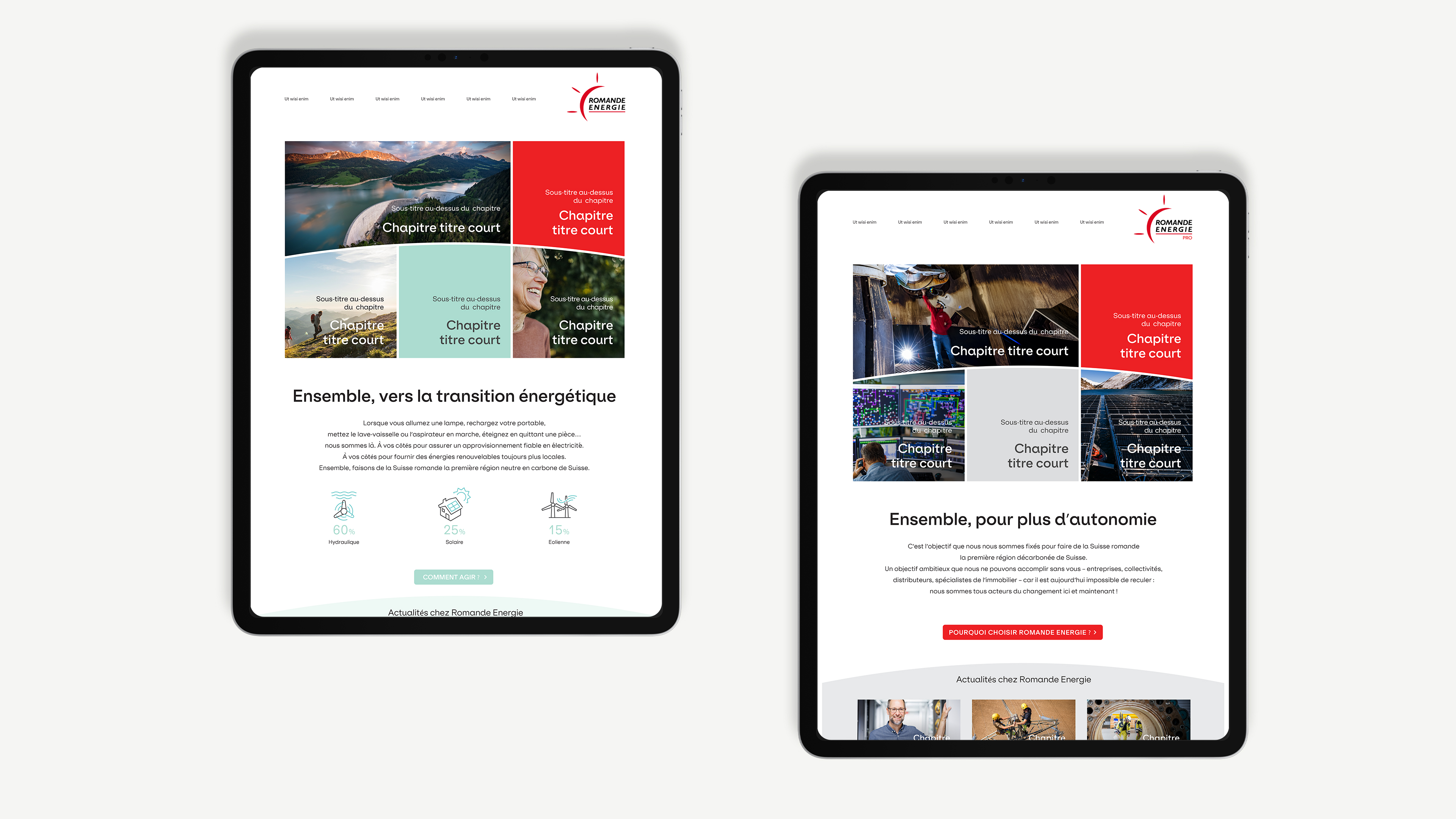 Visual identity development