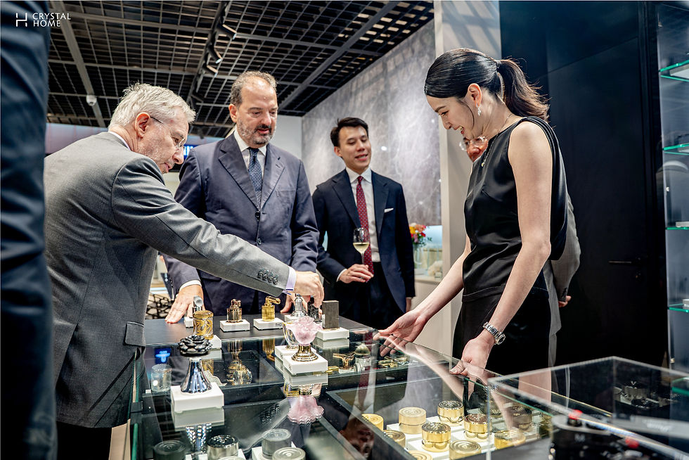 Crystal Home event THG Paris Composit luxury design showcase