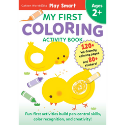 PLAY SMART MY FIRST STICKER NUMBERS, COLORS, SHAPES 2+